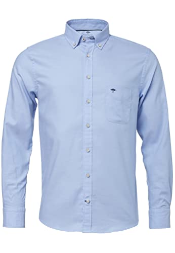 FYNCH-HATTON Hemden 10005500 - Oxford Shirt - Button Down Kragen Light Blue Check XL von FYNCH-HATTON