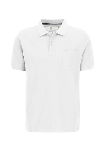 FYNCH-HATTON Herren - Klassisches Poloshirt aus Supima-Baumwolle, White, 3XL von FYNCH-HATTON