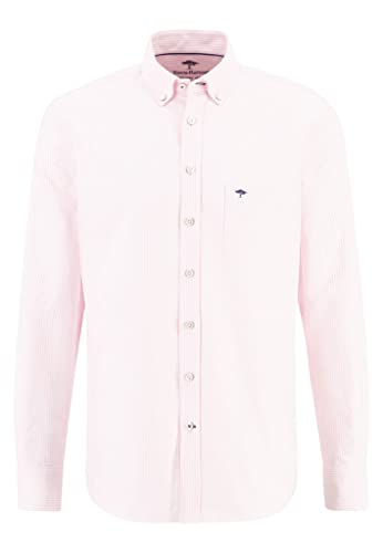 FYNCH-HATTON Herren Oxford Shirt - 1000-5500 5560 - Pink Stripe, rosa streifen, M/3XL von FYNCH-HATTON