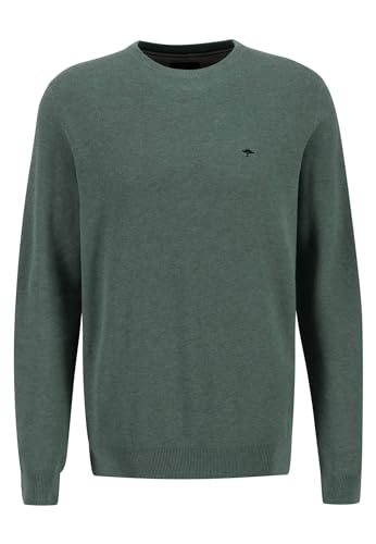 FYNCH-HATTON Herren Pullover aus Strukturstrick, Sage Green, L von FYNCH-HATTON