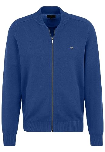 FYNCH-HATTON Herren Strickjacke/Caridgan Baumwolle L blau von FYNCH-HATTON