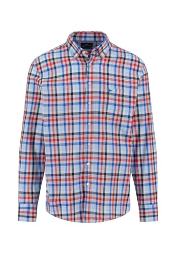 FYNCH-HATTON Kariertes Hemd aus Baumwolle mit Button-Down Kragen Poppy red / 3XL FYNCH-HATTON Kariertes Hemd aus Baumwolle mit Button-Down Kragen Poppy red / 3XL von FYNCH-HATTON