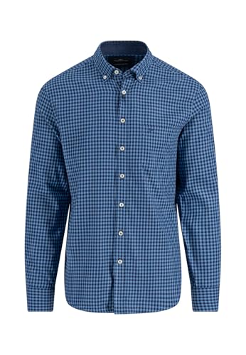 FYNCH-HATTON Kariertes Hemd mit Button-Down-Kragen Navy/XL FYNCH-HATTON Kariertes Hemd mit Button-Down-Kragen Navy/XL von FYNCH-HATTON