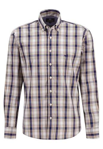 FYNCH-HATTON Kariertes Hemd mit Button-Down-Kragen Walnut Brown/L von FYNCH-HATTON