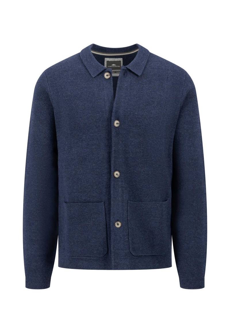 FYNCH-HATTON - Knit Blazer, Cotton Wool navy - Gr. - XXL von FYNCH-HATTON