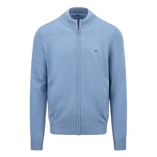 FYNCH-HATTON Superfine Strickjacke aus Baumwolle Cloud Blue/XL von FYNCH-HATTON