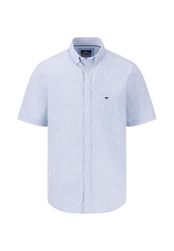 FYNCH-HATTON Kurzarm Hemd aus Baumwolle mit Minimalmusterung Summer Breeze/XXL von FYNCH-HATTON