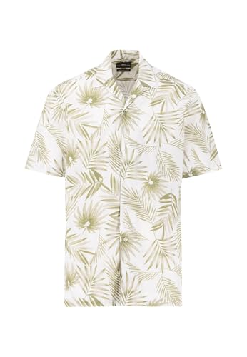 FYNCH-HATTON Kurzarm Hemd aus Baumwolle mit floralem Alloverprint Sand/XXL von FYNCH-HATTON