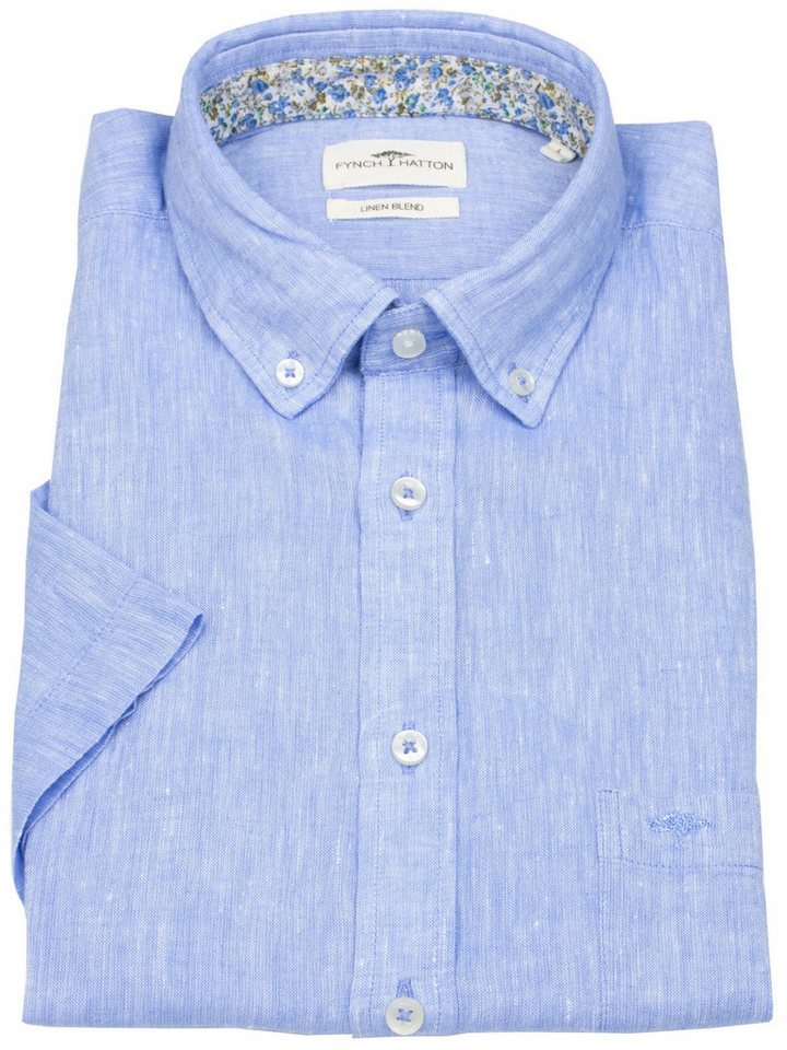 FYNCH-HATTON Kurzarmhemd Button-Down-Kragen von FYNCH-HATTON