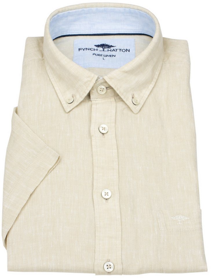 FYNCH-HATTON Kurzarmhemd Button-Down-Kragen von FYNCH-HATTON