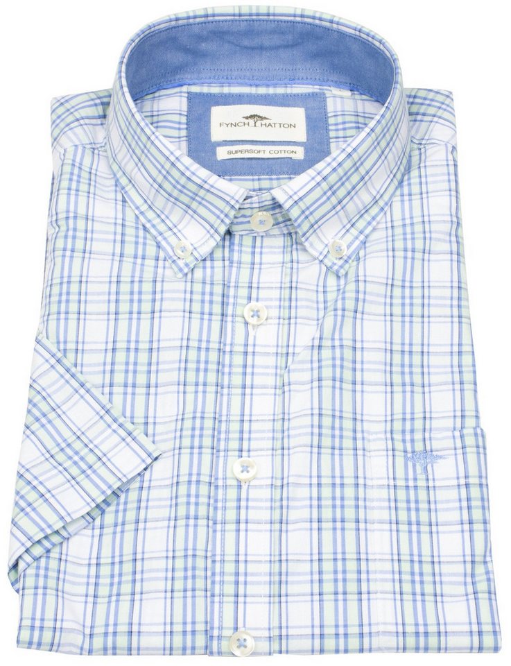 FYNCH-HATTON Kurzarmhemd Button-Down-Kragen FYNCH-HATTON Kurzarmhemd Button-Down-Kragen von FYNCH-HATTON