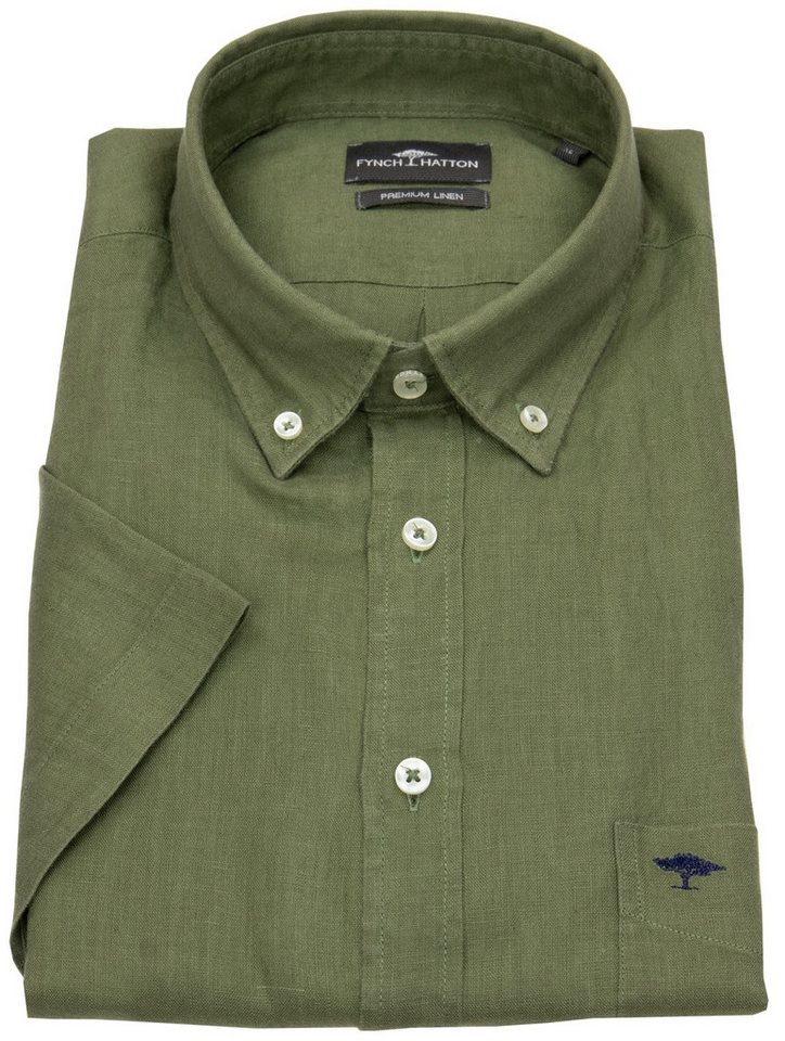 FYNCH-HATTON Kurzarmhemd Button-Down-Kragen von FYNCH-HATTON