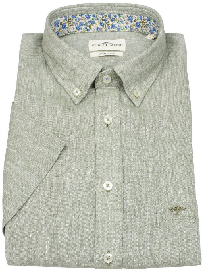 FYNCH-HATTON Kurzarmhemd Button-Down-Kragen von FYNCH-HATTON