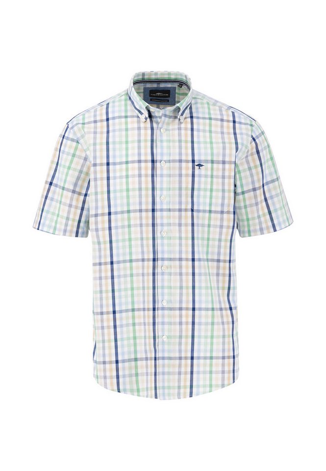 FYNCH-HATTON Kurzarmhemd Combi Check, B.D.,1/2 von FYNCH-HATTON