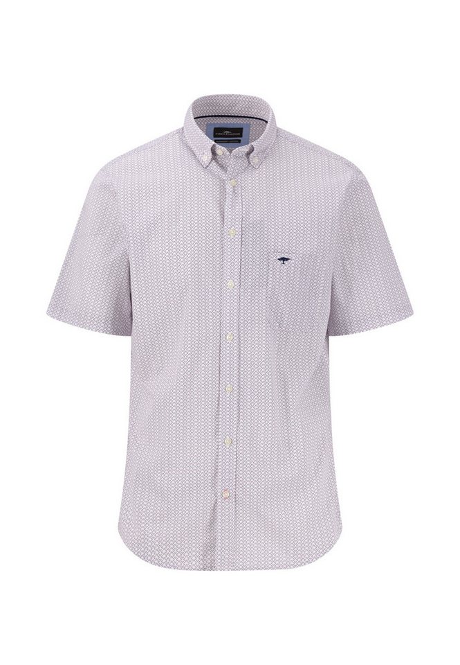 FYNCH-HATTON Kurzarmhemd Minimal Poplin Print, B.D., 1/2 von FYNCH-HATTON
