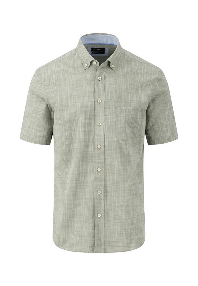 FYNCH-HATTON Kurzarmhemd Summer Slub Solids von FYNCH-HATTON