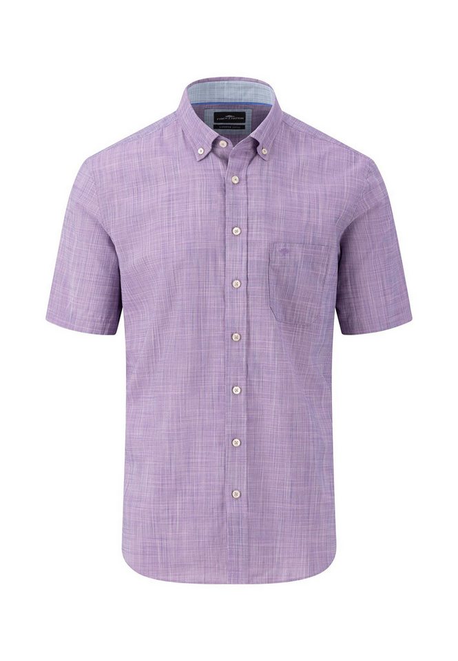 FYNCH-HATTON Kurzarmhemd Summer Slub Solids von FYNCH-HATTON