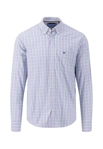 FYNCH-HATTON Lässiges Button-Down-Hemd mit stilvollen Karomuster Dusty Lavender / 3XL von FYNCH-HATTON