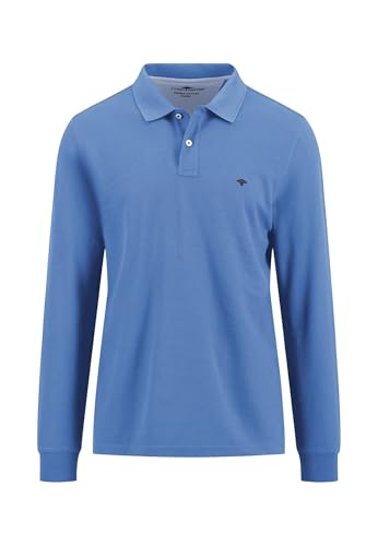 FYNCH-HATTON Langarm-Poloshirt aus Baumwolle Crystal Blue / 3XL von FYNCH-HATTON