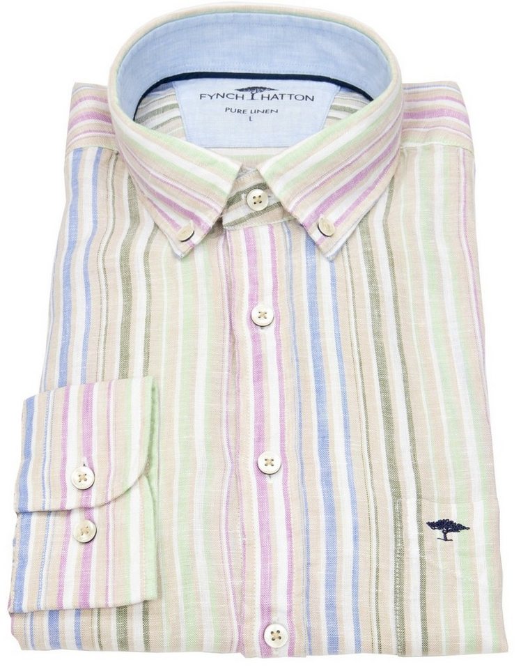 FYNCH-HATTON Langarmhemd Button-Down-Kragen von FYNCH-HATTON