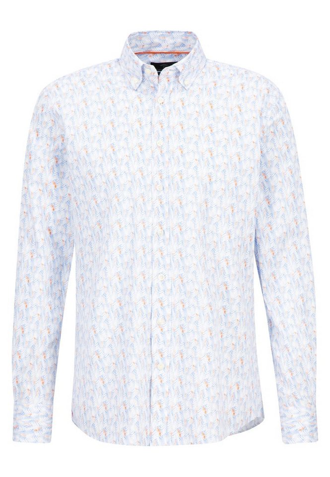 FYNCH-HATTON Businesshemd Fynch-Hatton / He.Hemd langarm / Tangerine Prints, B.D., 1/1 von FYNCH-HATTON