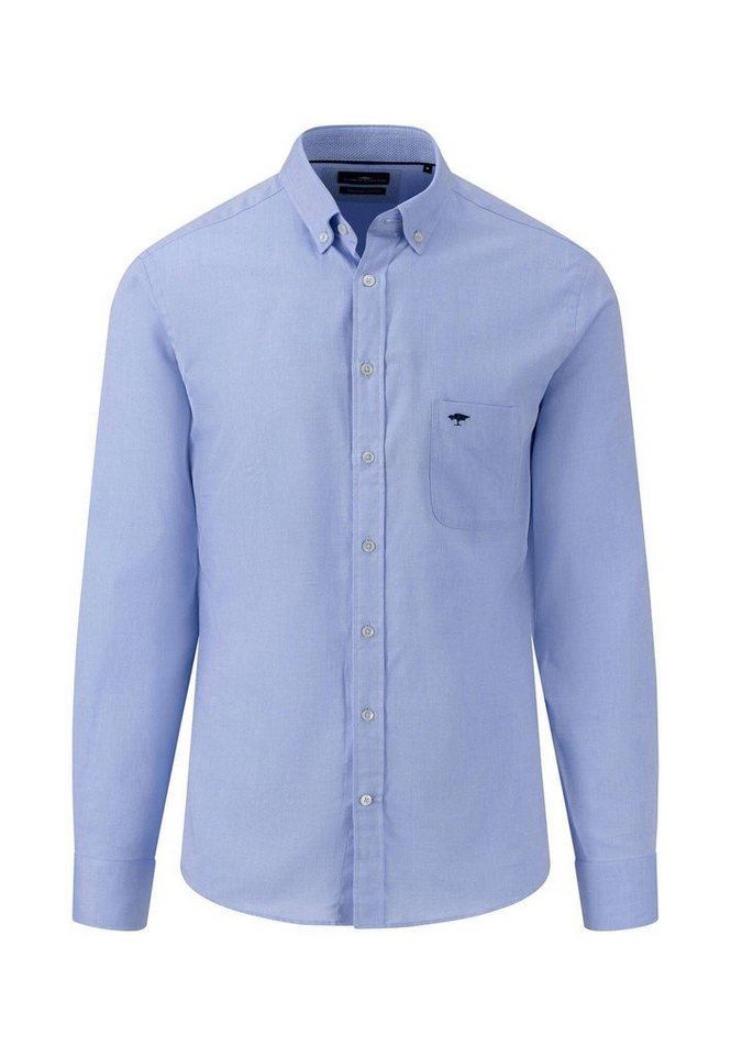 FYNCH-HATTON Langarmhemd Herren Hemd aus Baumwolle Langarm Regular Fit (1-tlg) von FYNCH-HATTON