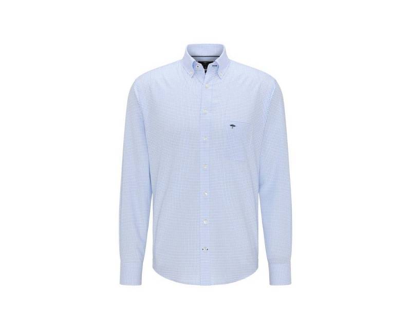 FYNCH-HATTON Langarmhemd Langarm Business Hemd für Herren in hell_blau (1-tlg) von FYNCH-HATTON