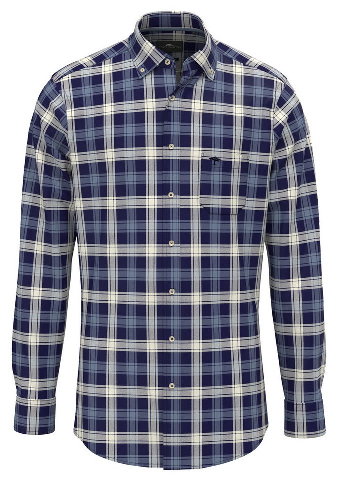 FYNCH-HATTON Langarmhemd Modern Flannel Checks,B.D.,1/1 von FYNCH-HATTON