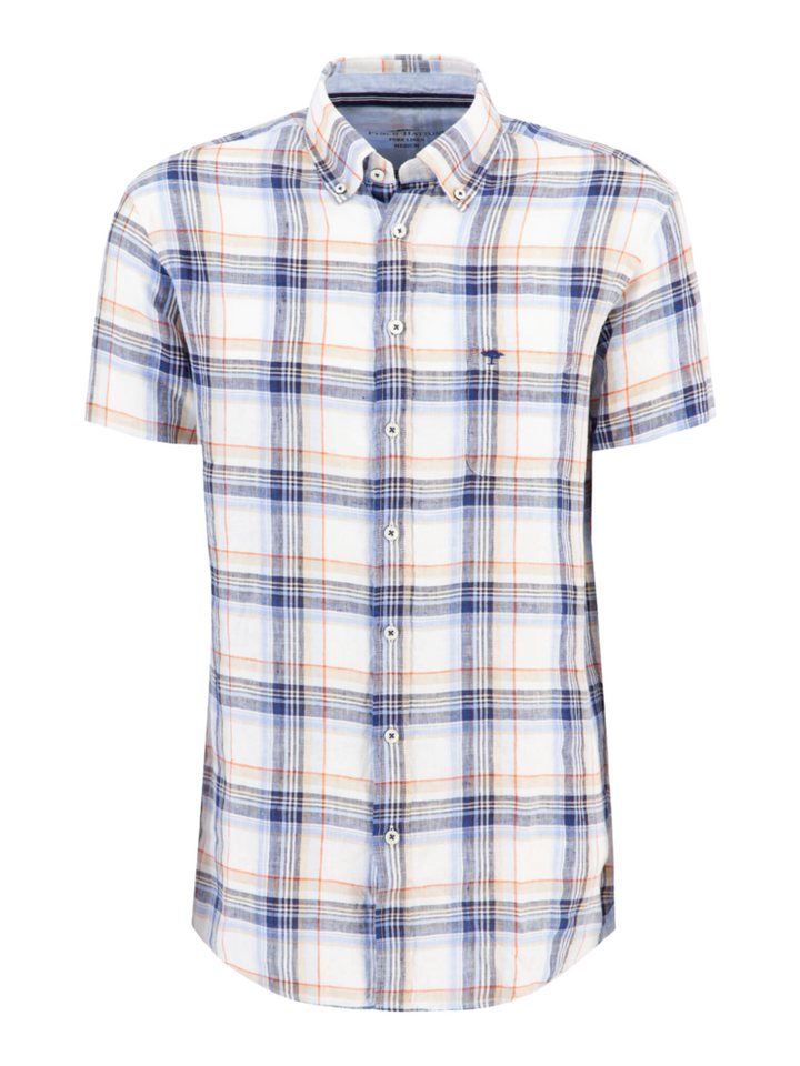 FYNCH-HATTON Langarmhemd Regular-Fit Kurzarm Karo-Hemd - Regular Fit von FYNCH-HATTON