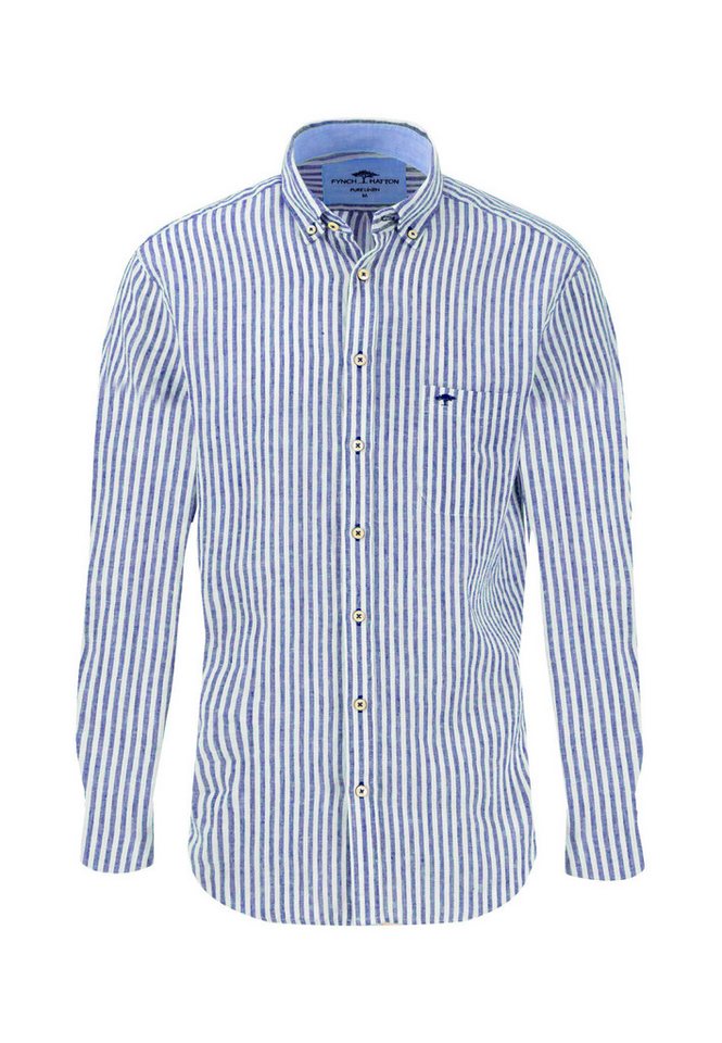 FYNCH-HATTON Langarmhemd mit Button-down-Kragen und Brusttasche von FYNCH-HATTON