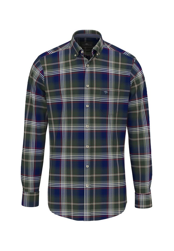 FYNCH-HATTON Langarmhemd mit Logo Stickerei von FYNCH-HATTON