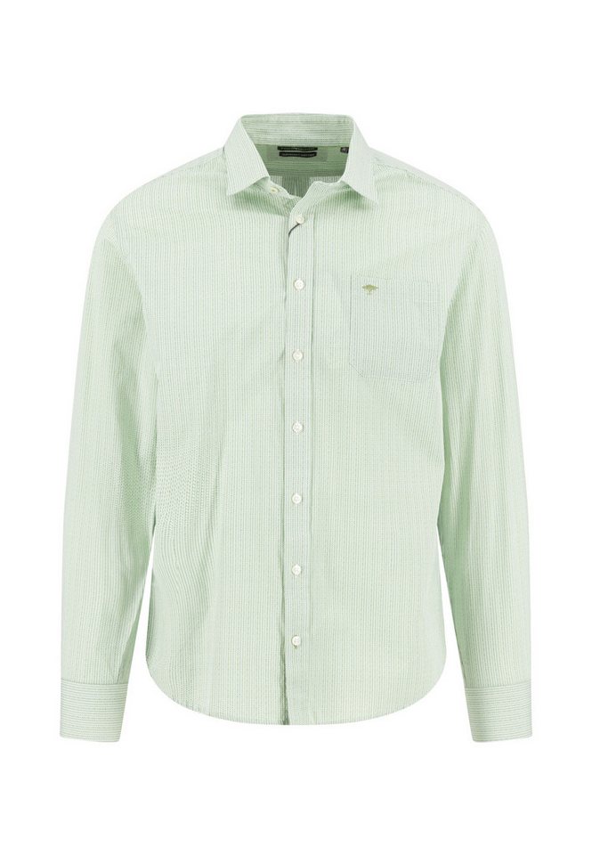 FYNCH-HATTON Langarmhemd mit Struktur-Print von FYNCH-HATTON