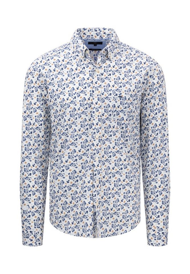 FYNCH-HATTON Langarmhemd mit Allover Blumenmuster von FYNCH-HATTON