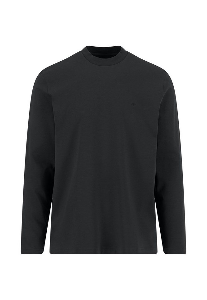 FYNCH-HATTON Langarmshirt Mock Neck 1/1 Interlock von FYNCH-HATTON