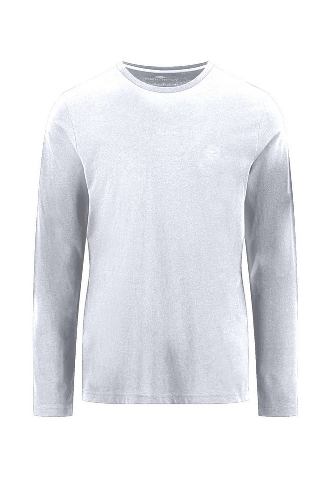 FYNCH-HATTON Langarmshirt mit Logo-Bestickung auf der Brust von FYNCH-HATTON