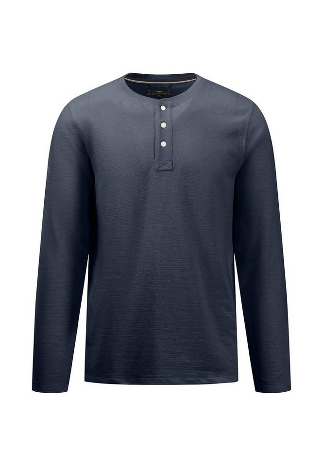 FYNCH-HATTON Langarmshirt mit kurzer Knopfleiste von FYNCH-HATTON