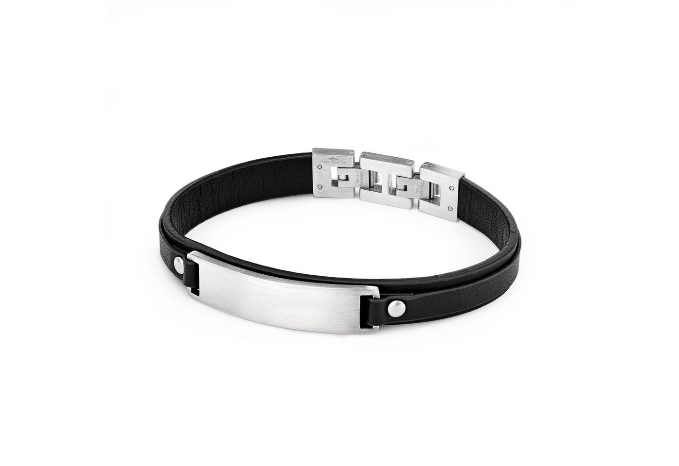 FYNCH-HATTON Lederarmband Schmuck Geschenk Armband Leather meets Metal von FYNCH-HATTON