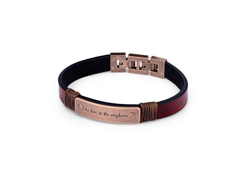 FYNCH-HATTON Lederarmband Schmuck Geschenk Armband To live is to explore von FYNCH-HATTON