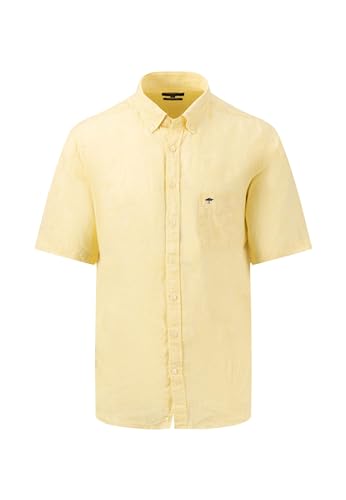 FYNCH-HATTON Leinenhemd mit Button-Down-Kragen Soft Sun/L von FYNCH-HATTON