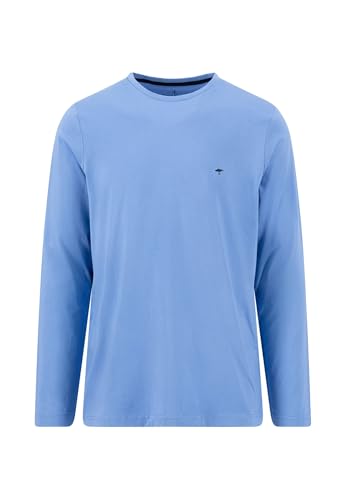 FYNCH-HATTON Longsleeve aus Baumwolle mit Logo-Detail Crystal Blue/XXL von FYNCH-HATTON