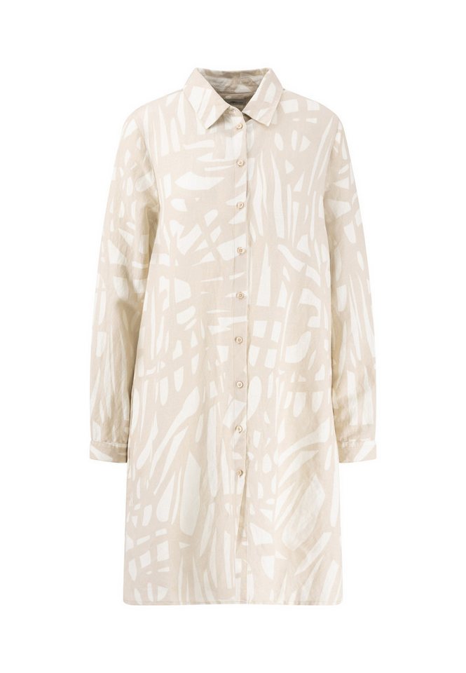 FYNCH-HATTON Midikleid DRESS A-LINE ABSTRACT LINEN von FYNCH-HATTON