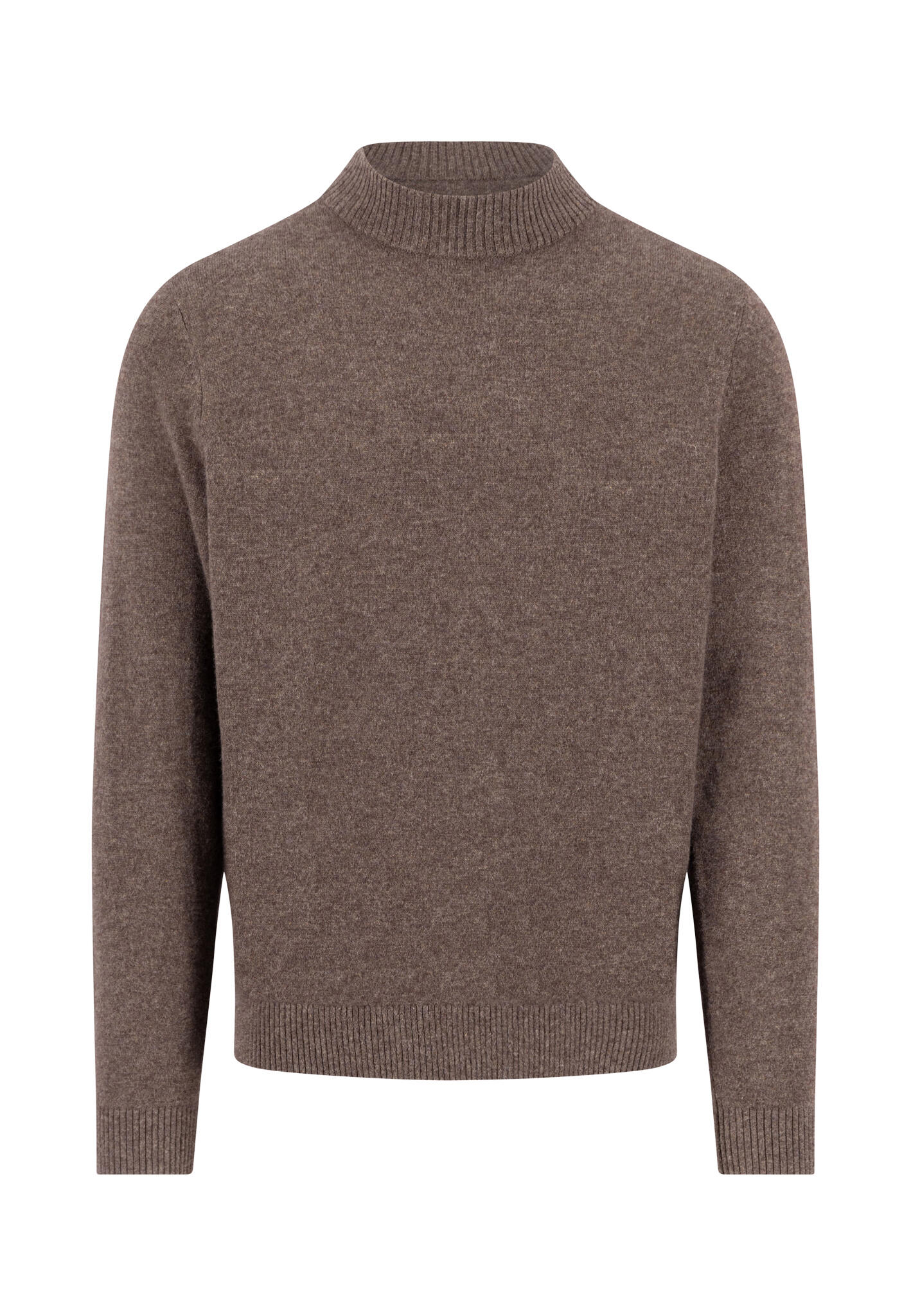 FYNCH-HATTON - Mock-Neck, Cashmere dark chocolate - Gr. - XXL von FYNCH-HATTON