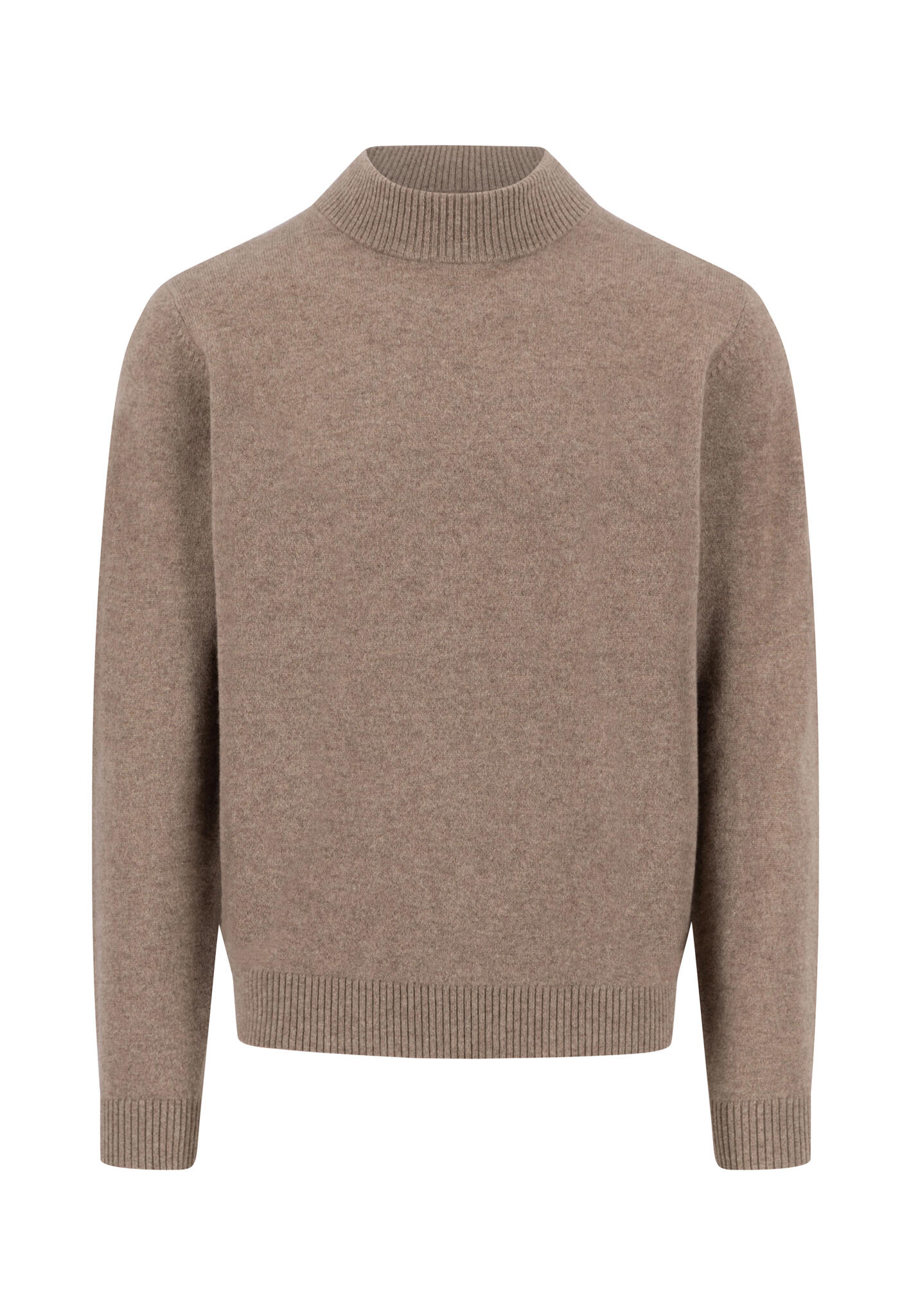FYNCH-HATTON - Mock-Neck, Cashmere light taupe - Gr. - L von FYNCH-HATTON