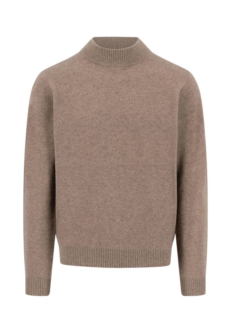 FYNCH-HATTON - Mock-Neck, Cashmere light taupe - Gr. - L von FYNCH-HATTON