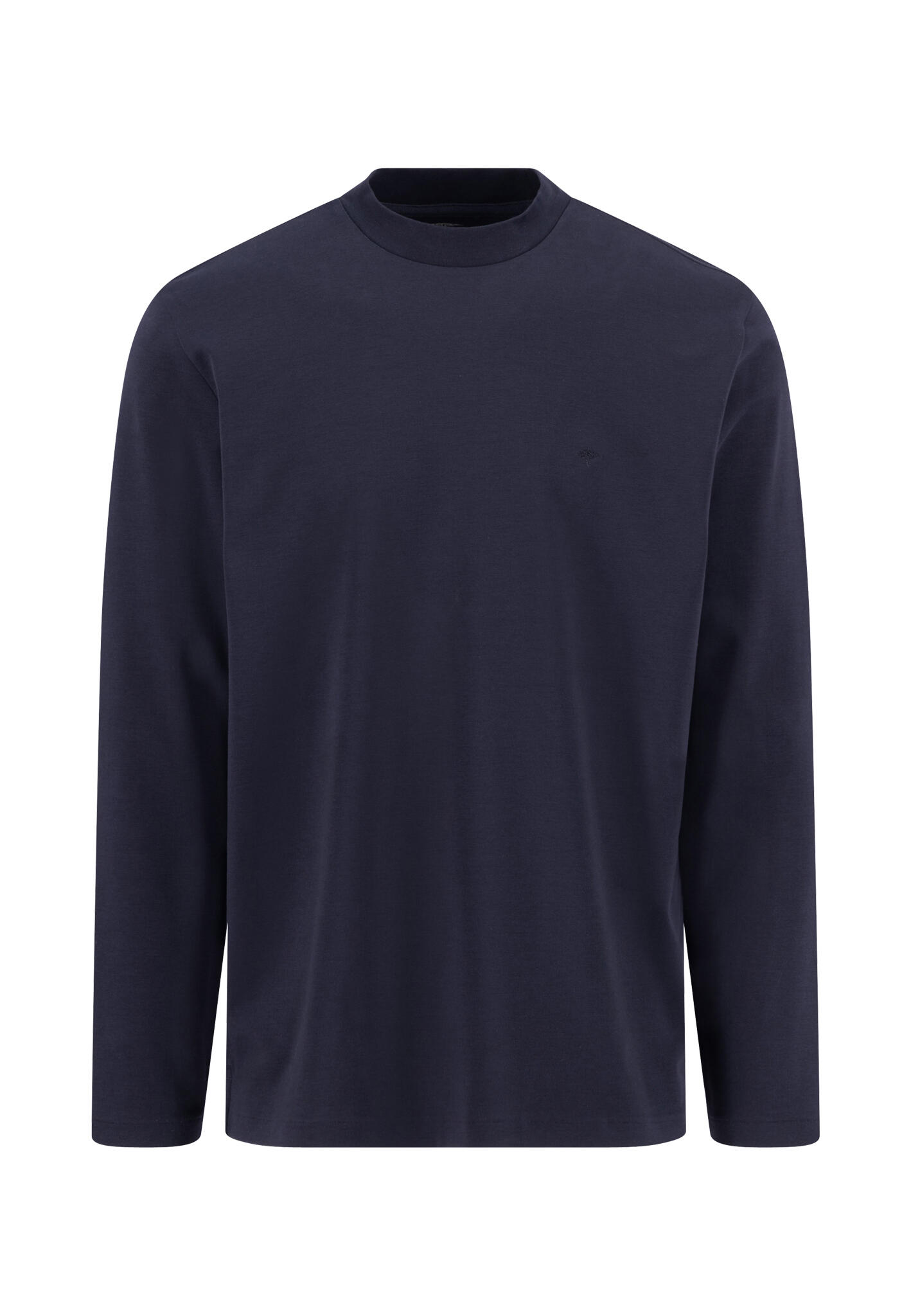 FYNCH-HATTON - Mock Neck 1/1 Interlock navy - Gr. - L von FYNCH-HATTON