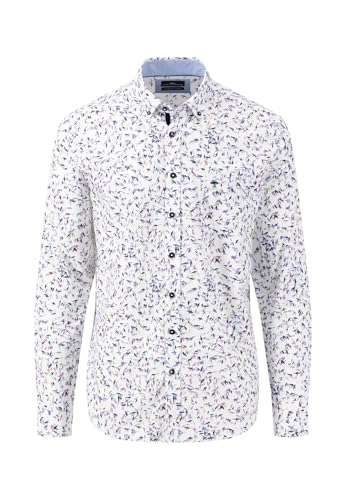 FYNCH-HATTON Modisches Casual-Fit Hemd mit Tree-Print Dusty Lavender/XXL von FYNCH-HATTON