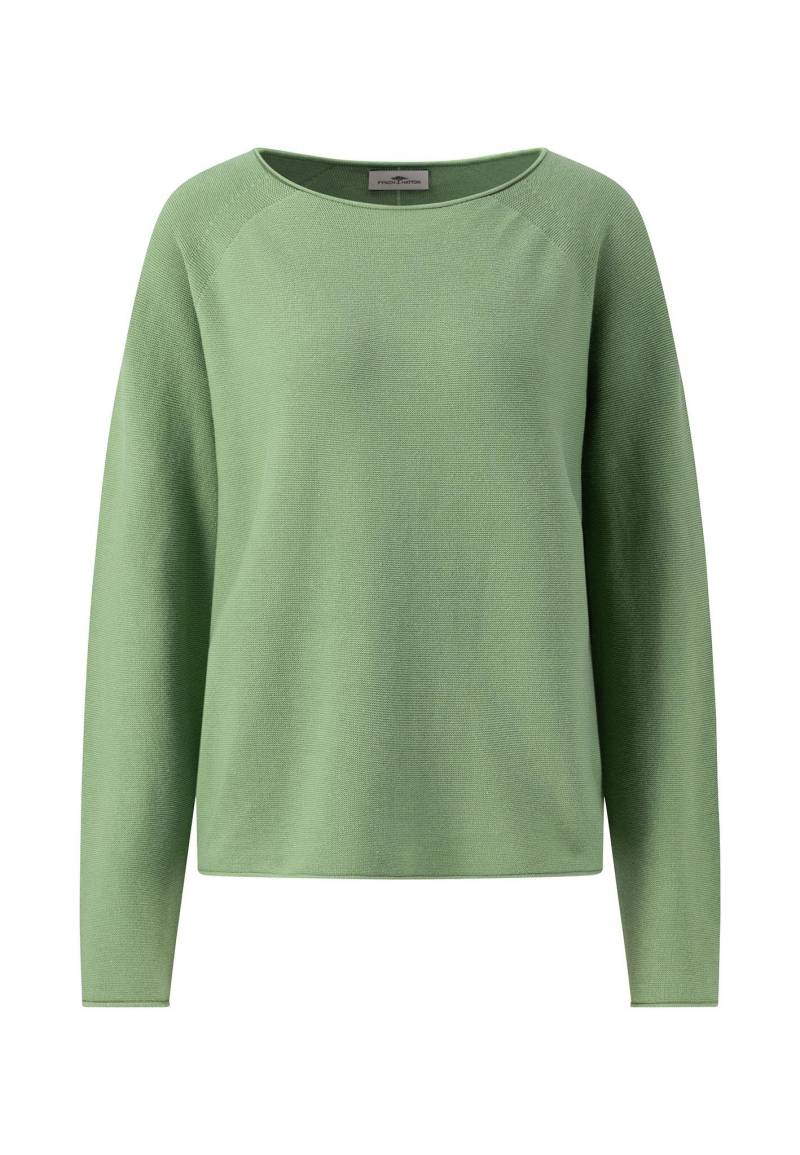 FYNCH-HATTON - O-NECK FINE COTTON reed green - Gr. - XXL von FYNCH-HATTON