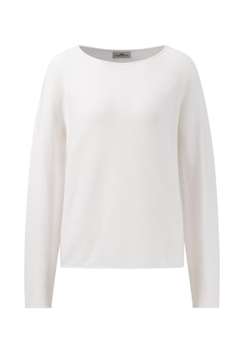 FYNCH-HATTON - O-NECK FINE COTTON white - Gr. - L von FYNCH-HATTON