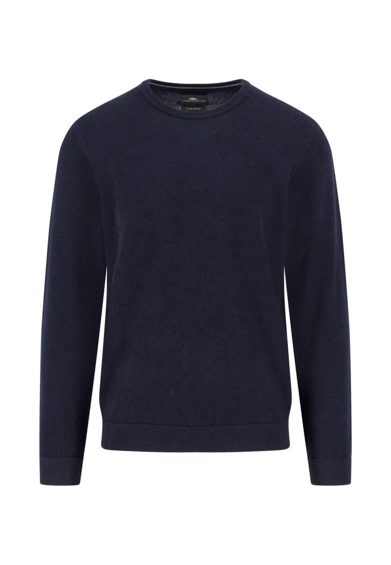 FYNCH-HATTON - O-Neck, Merino, modern fit navy - Gr. - XXL von FYNCH-HATTON