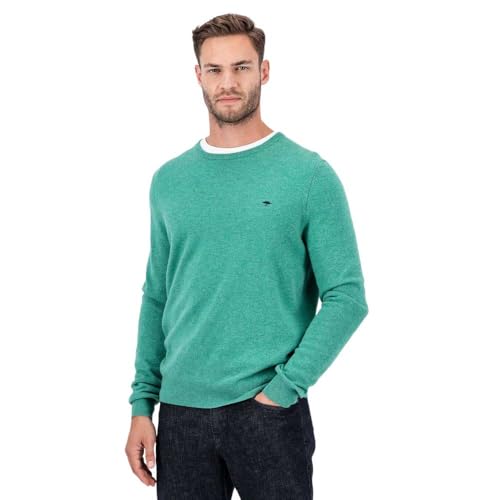 FYNCH-HATTON Pullover aus Merino-Kaschmir mit Rundhalsausschnitt Grass Green/L von FYNCH-HATTON